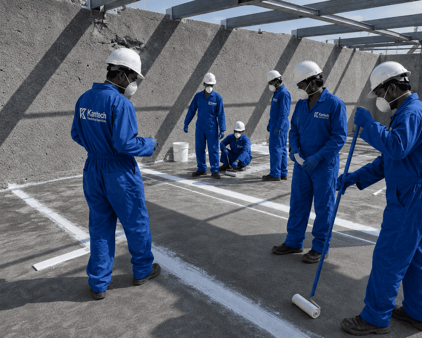 Concrete Joints and Cracks Waterproofing